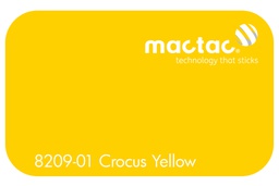 [MAC8209-01M-1230] MACTAC CROCUS YELLOW 1230 X 1