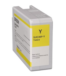 [T44C440] EPSON CW-C6500/C6010 INK 80ML YELLOW
